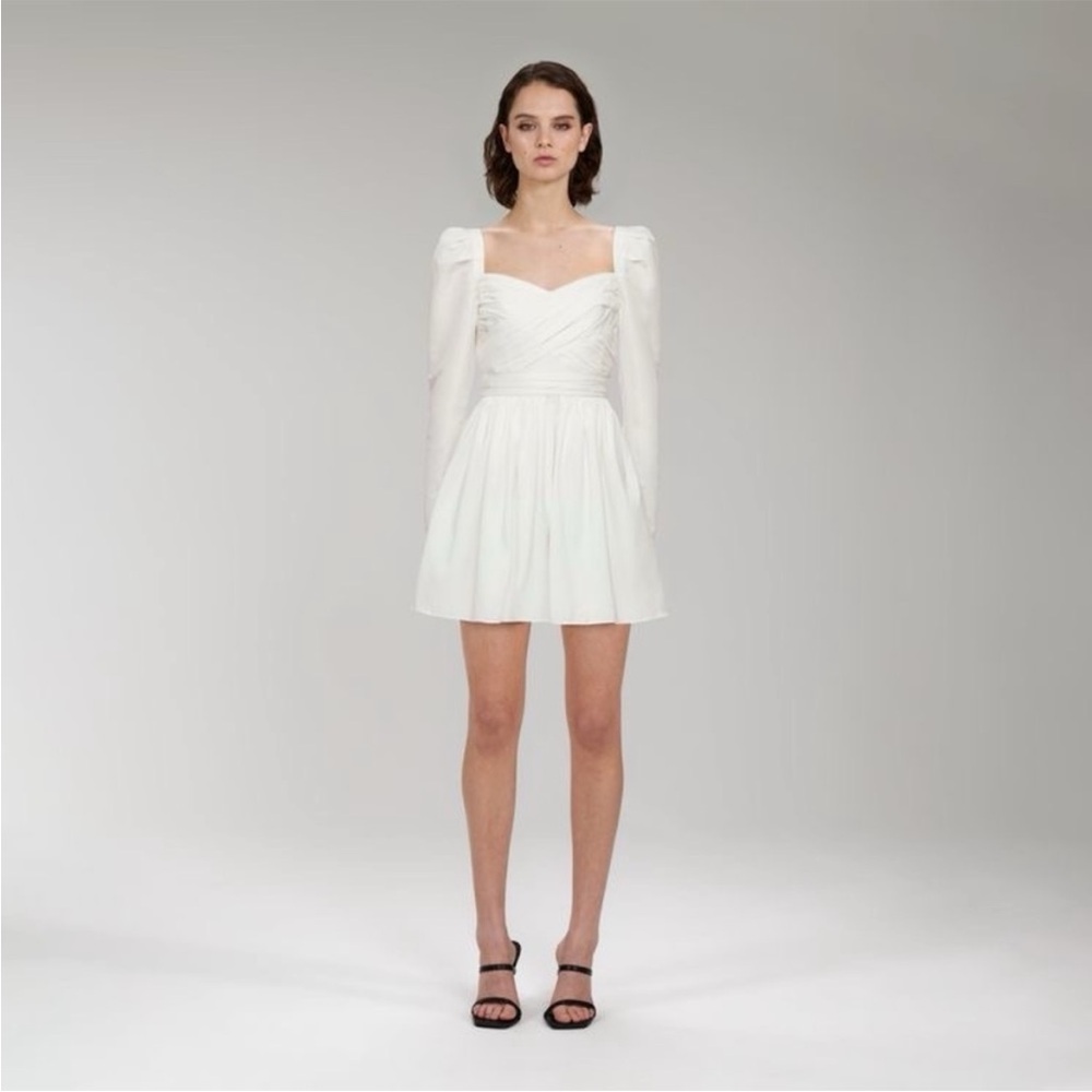Self Portrait White Women's Mini Dress